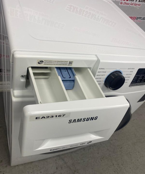 Used Samsung 24" Front Load Washing Machine WW22K6800AW/A2 SKU: EA23167 For Sale