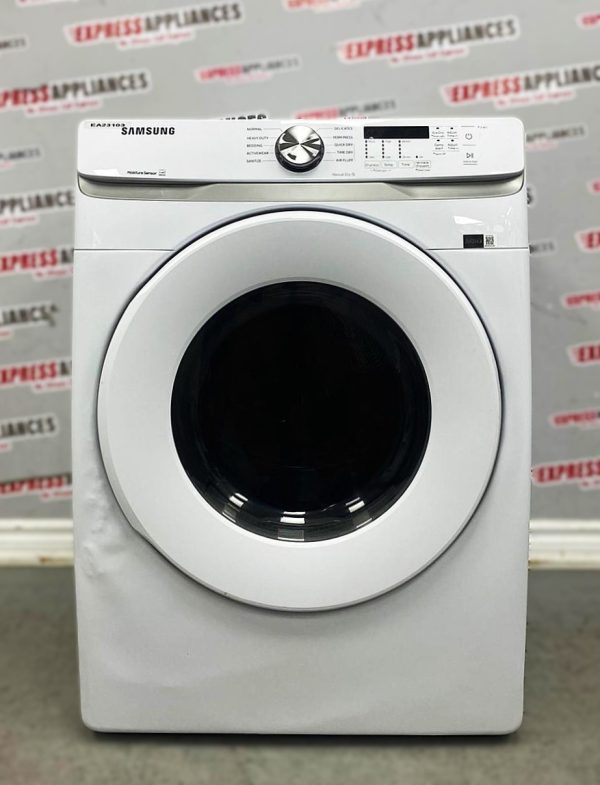 Used Samsung 27” Electric Stackable Dryer DVE45T6005W/AC For Sale