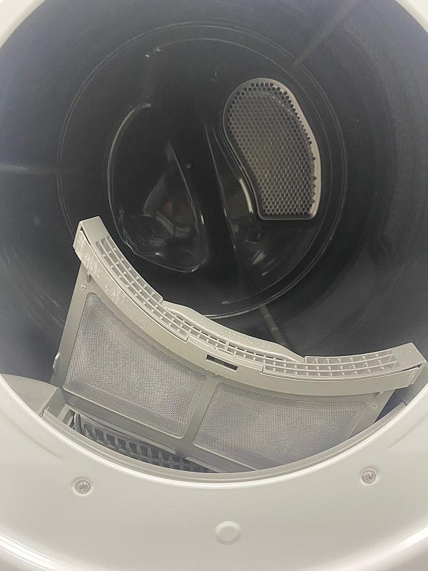 Used Samsung 27” Electric Stackable Dryer DVE45T6005W/AC For Sale