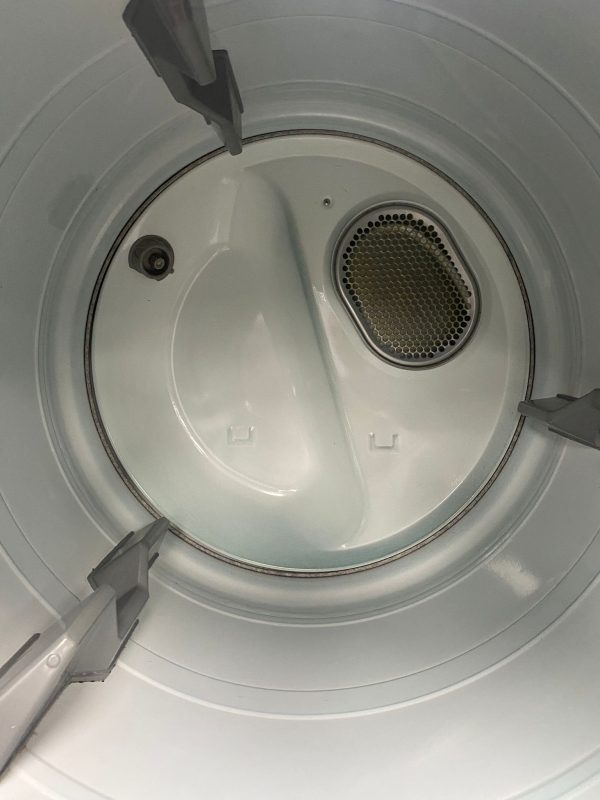 Used Samsung 27" Front Load Washer and Dryer Stackable Set WF42H5200AP/A2 DV24H5200EP/AC For Sale