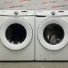 Used Samsung 27” Front Load Washing Machine and Electric Stackable Dryer Set WF45T6000AWA5 DVE45T6005WAC (1)