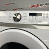 Used Samsung 27” Front Load Washing Machine and Electric Stackable Dryer Set WF45T6000AWA5 DVE45T6005WAC (11)