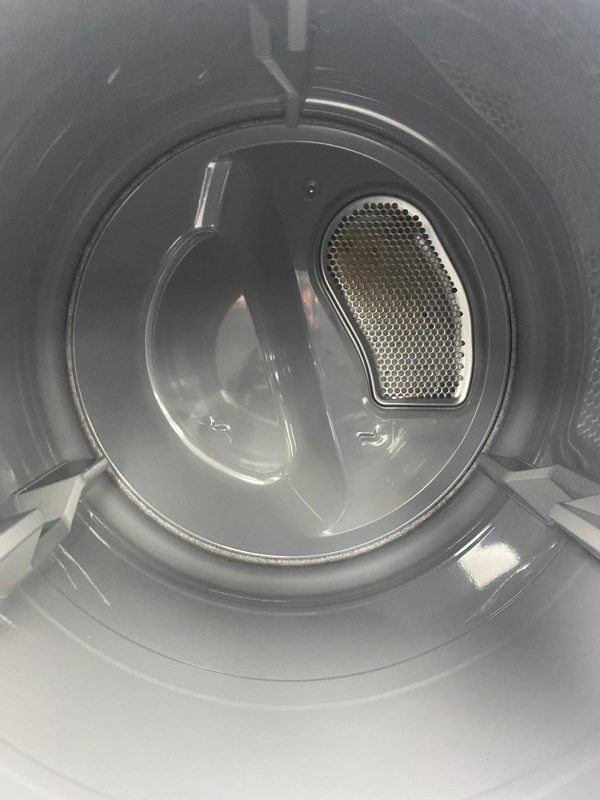 Used Samsung 27” Front Load Washer and Electric Dryer Stackable Set WF45T6000AW DVE45T6005W/AC For Sale