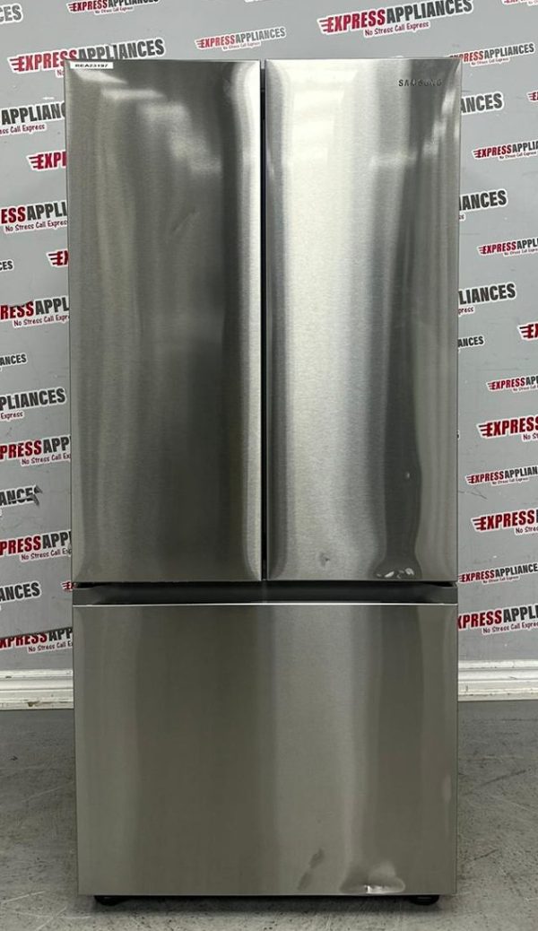 Used Samsung 30” French Door Refrigerator RF22A4111SR For Sale