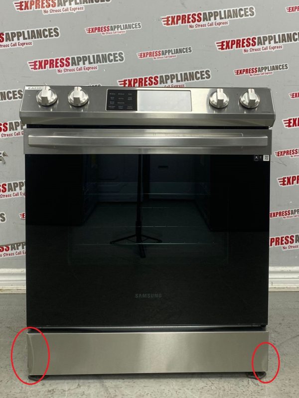 Used Samsung 30” Slide-In Glass Top Stove NE63T8311SS/AC For Sale