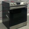 Used Samsung 30” Slide in Electric Glass Top Stove NE63A8315SSAC For Sale (10)