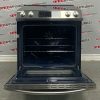 Used Samsung 30” Slide in Electric Glass Top Stove NE63A8315SSAC For Sale (5)