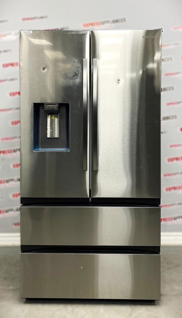 Used Samsung 36” French Door Refrigerator RF31CG7400SR For Sale