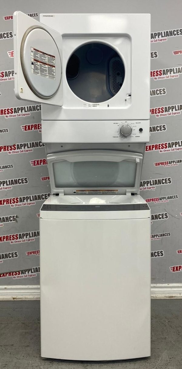 Used Whirlpool 24” Laundry Center Washer and Dryer YWET4024HW0 SKU: EA22942 For Sale