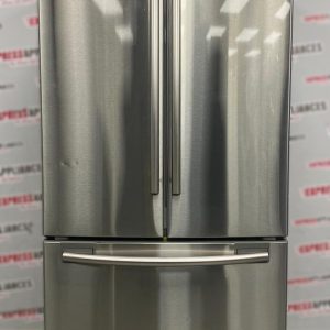 Used Samsung 32” French Door Refrigerator RF18HFENBSR/AC For Sale