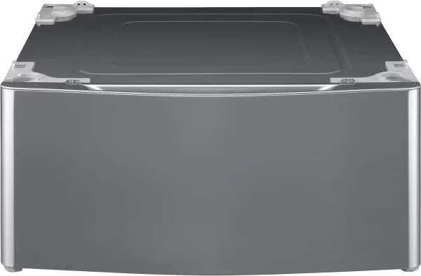 New LG 27” Laundry Pedestal WDP4V-Graphite Steel(Models: WM3670HVA & DLEX3370V, WM3770HVA & DLEX3570V, WM5000HVA &  DLEX5000V)