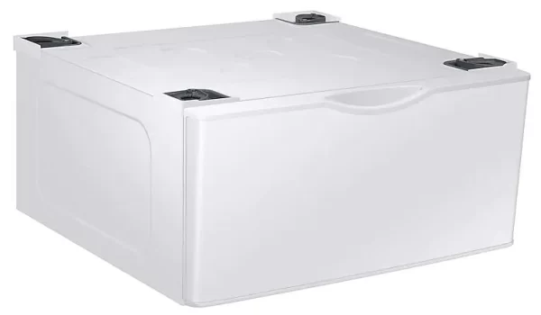 New Samsung 27” Laundry Pedestal WE402NW-White (Models: WF45T6000AW & DVE45T6005W)