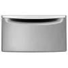 New Whirlpool 27” Laundry Pedestal XHPC155YC Chrome Shadow (Models MGD6630HC, MGD8630HC, MHW6630HC, MHW8630HC, YMED6630HC, YMED8630HC) (1)