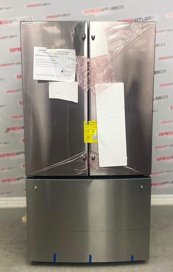 Open Box GE 36” French Door Refrigerator GNE27JYMXFFS For Sale