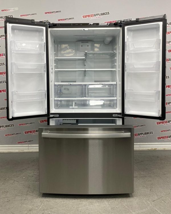 Open Box GE 36” French Door Refrigerator GWE22JYMBFFS For Sale