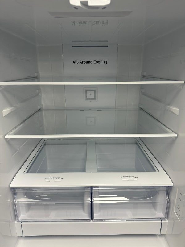 Open Box Samsung 30” French Door Refrigerator RF22A4111SG For Sale