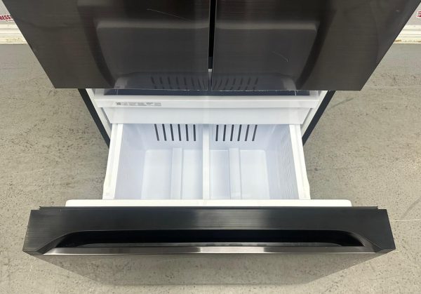 Open Box Samsung 30” French Door Refrigerator RF22A4111SG For Sale