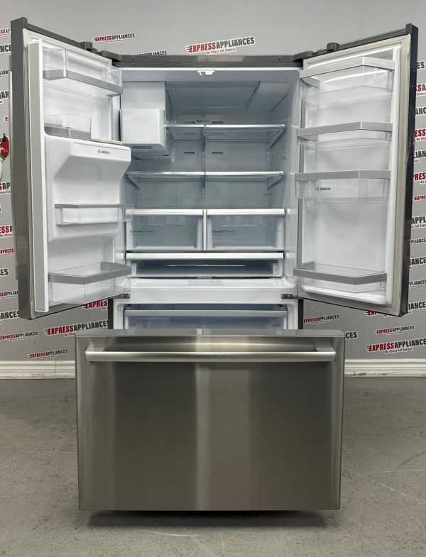 Used Bosch 36” French Door Refrigerator B26FT50SNS/01 For Sale