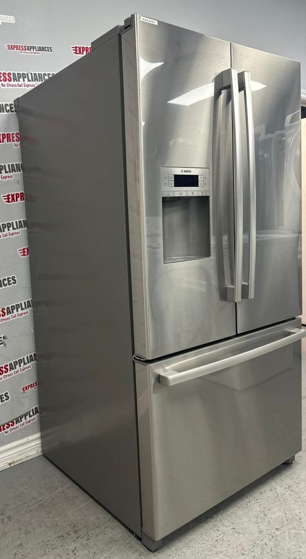 Used Bosch 36” French Door Refrigerator B26FT50SNS/01 For Sale