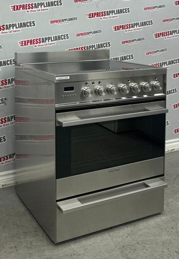 Used Fisher&Paykel 30” Slide-In Glass Top Stove OR30SDPWSX1 For Sale