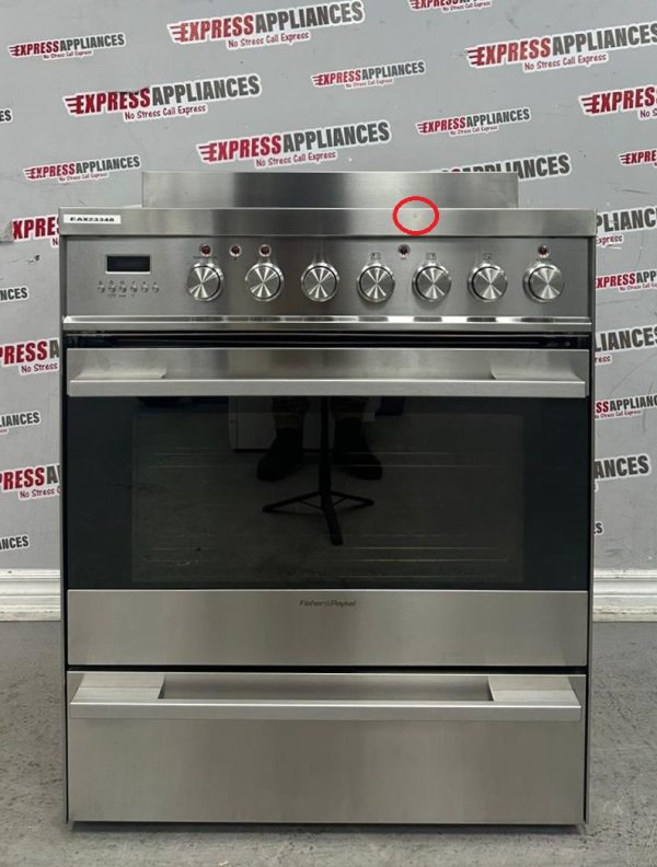 Used Fisher&Paykel 30” Slide-In Glass Top Stove OR30SDPWSX1 For Sale