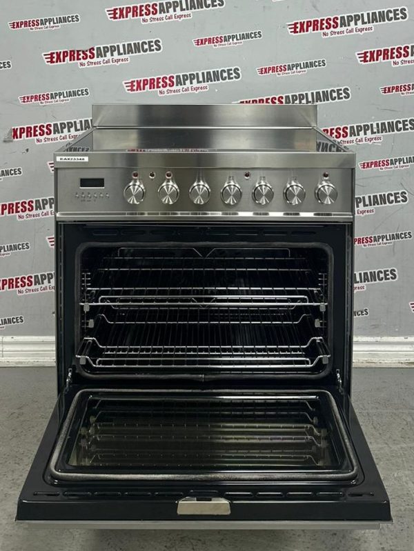 Used Fisher&Paykel 30” Slide-In Glass Top Stove OR30SDPWSX1 For Sale