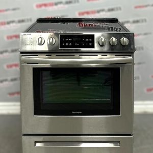 Used Frigidaire 30” Slide-In Glass Top Stove CFEH3054USC For Sale