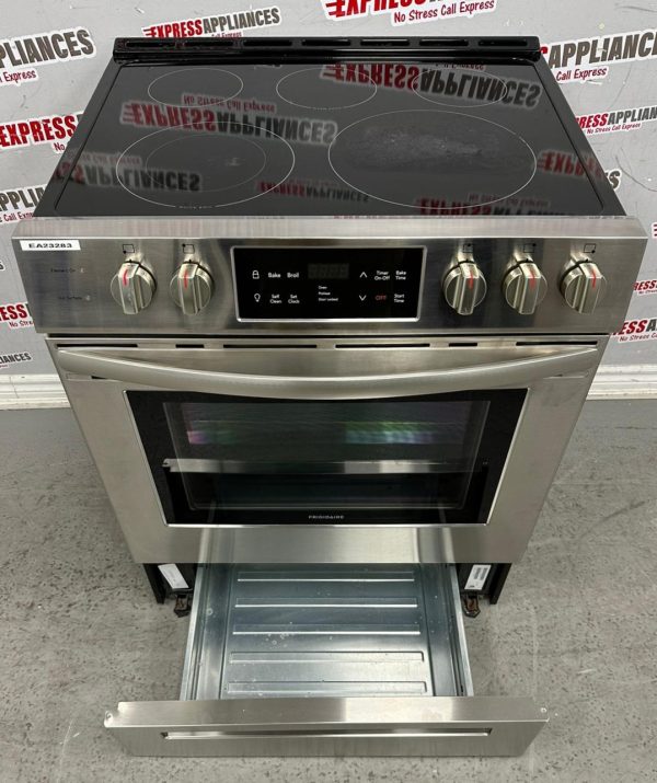 Used Frigidaire 30” Slide-In Glass Top Stove CFEH3054USC For Sale