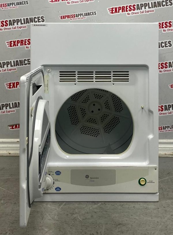 Used GE 24” Electric Compact Dryer PSKS333EB0WW For Sale