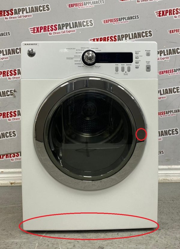 Used GE 24” Electric Stackable Dryer PCVH480EK0WW SKU: EA23272 For Sale