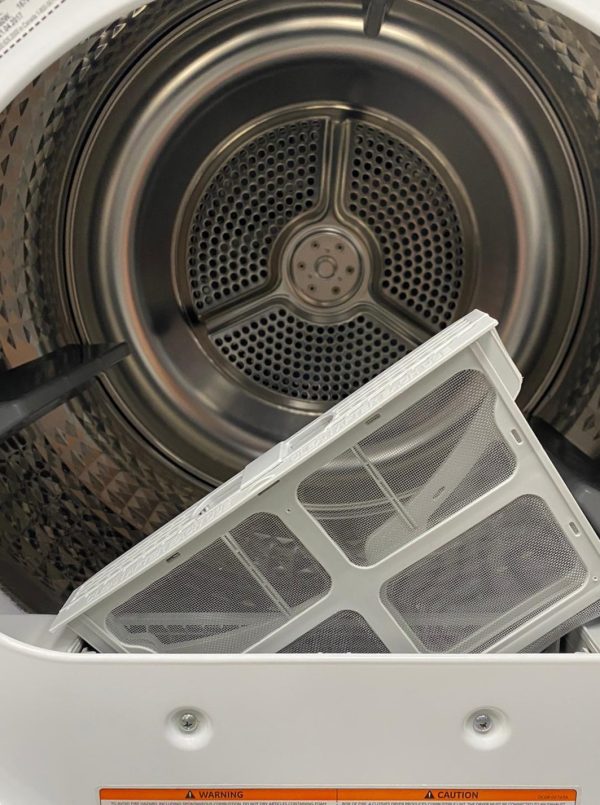 Used GE 24” Electric Stackable Dryer PCVH480EK0WW SKU: EA23272 For Sale