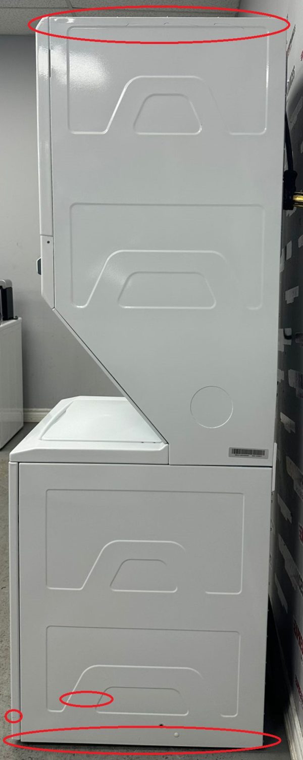 Used GE 24” Laundry Center Washer and Dryer GUAP240EM5WW For Sale