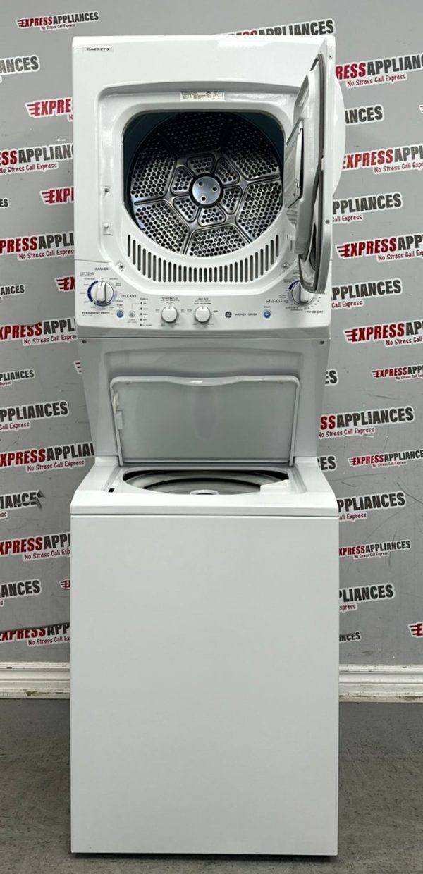 Used GE 24” Laundry Center Washer and Dryer GUAP240EM5WW For Sale