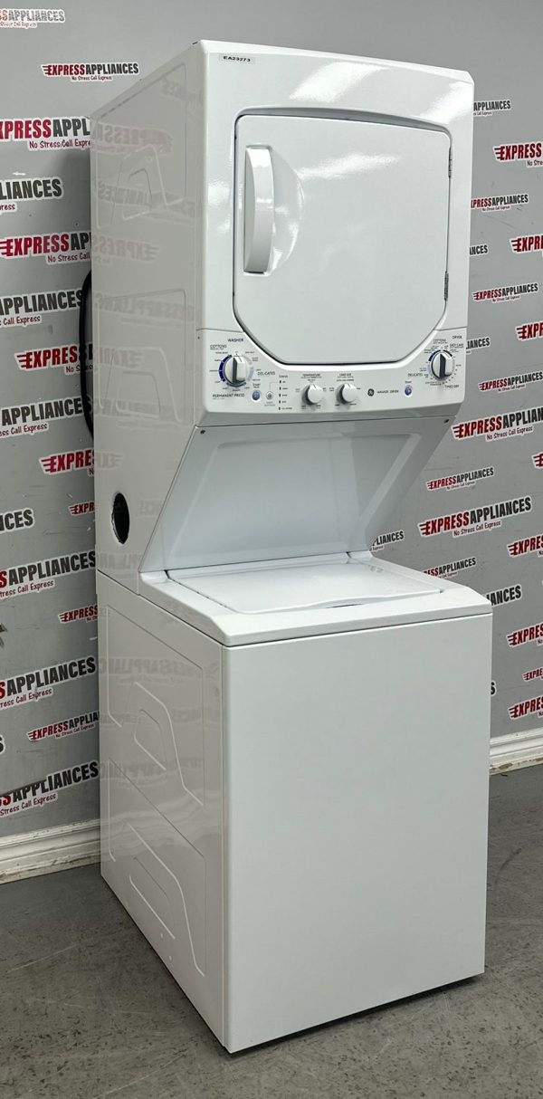 Used GE 24” Laundry Center Washer and Dryer GUAP240EM5WW For Sale