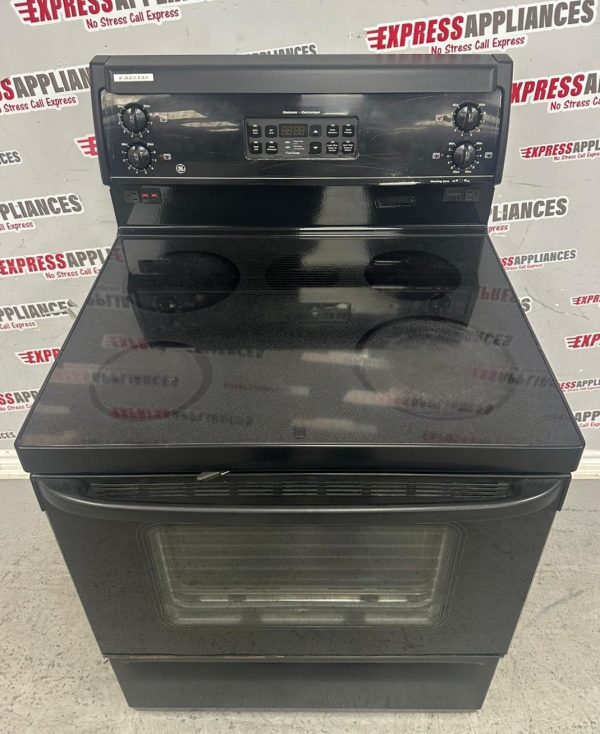 Used GE 30” Freestanding Glass Top Stove GRSR3920ZBB-3 For Sale