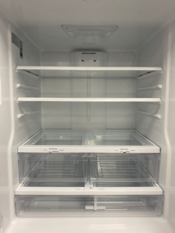 Used GE 33” French Door Refrigerator GNE25DYRLKFS For Sale