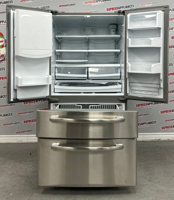 Used GE 36" French Door Refrigerator PGS25KSEAFSS For Sale