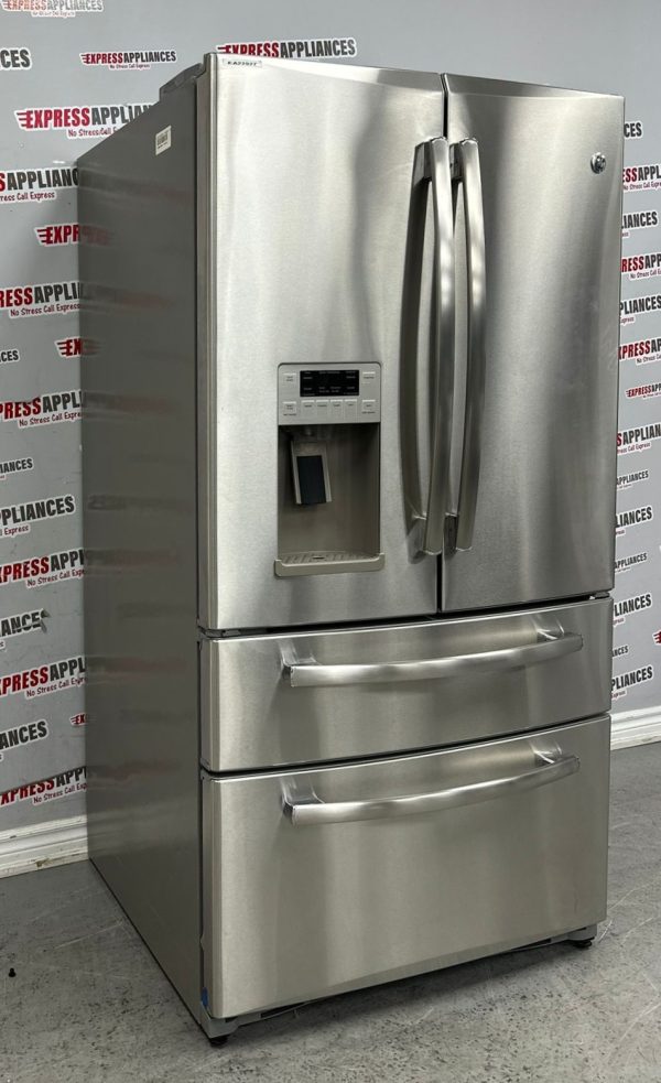 Used GE 36" French Door Refrigerator PGS25KSEAFSS For Sale