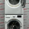 Used Kenmore 27” Front Load Washer and Electric Dryer Stackable Set 796.41162.160 796.81182.160 For Sale (2)