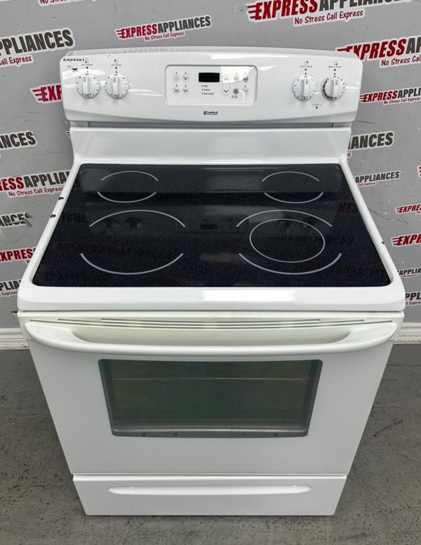 Used Kenmore 30” Freestanding GlassTop Stove 970-656823 For Sale