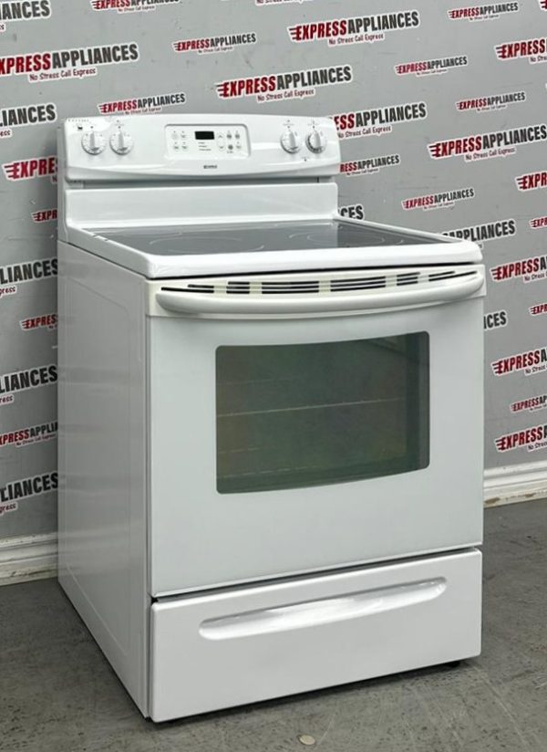 Used Kenmore 30” Freestanding GlassTop Stove 970-656823 For Sale