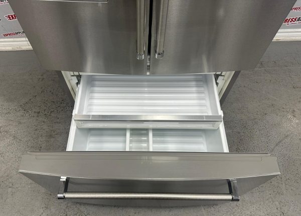 Used KitchenAid 36” French Door Refrigerator KFIS29PBMS00 For Sale