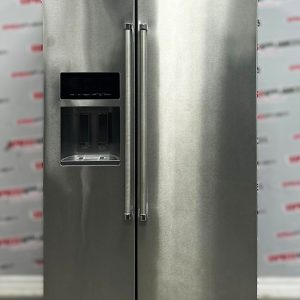 Used KitchenAid 36” Side-By-Side Refrigerator KRSC503ESS00 For Sale