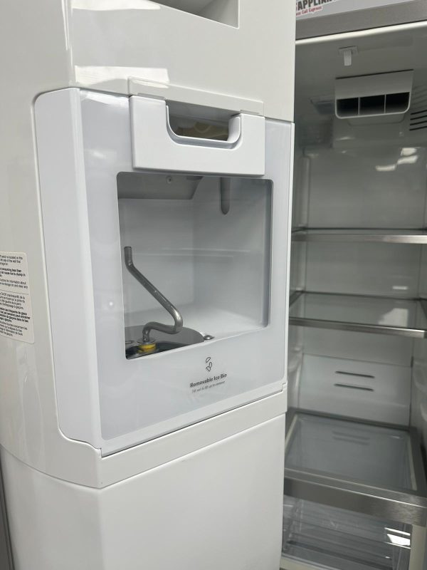 Used KitchenAid 36” Side-By-Side Refrigerator KRSC503ESS00 For Sale