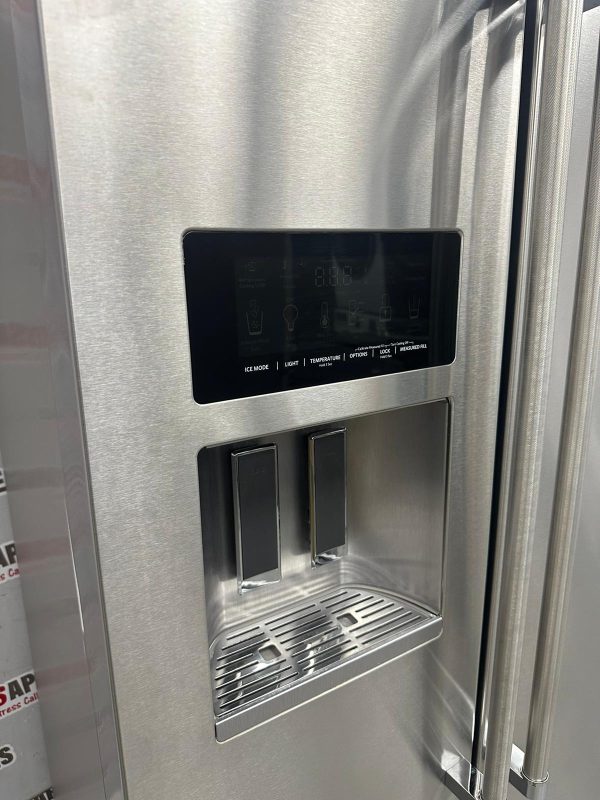 Used KitchenAid 36” Side-By-Side Refrigerator KRSC503ESS00 For Sale