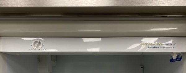 Used KitchenAid 48” Side-by-Side Built-In Refrigerator KSSC48MHS00 For Sale