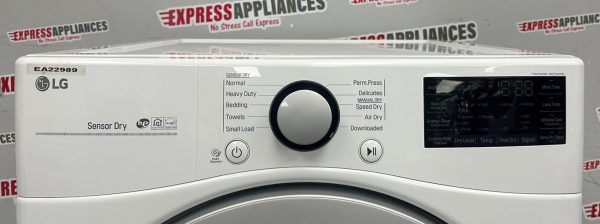 Used LG 27” Electric Stackable Dryer DLE3500W For Sale