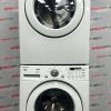 Used LG 27” Front Load Washer and Electric Dryer Stackable Set WM2077CW DLE3777W For Sale (1)