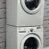 Used LG 27” Front Load Washer and Electric Dryer Stackable Set WM2077CW DLE3777W For Sale (6)