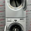 Used LG 27” Front Load Washing Machine and Electric Dryer Stackable Set WM2077CW DLE3777W For Sale (13)